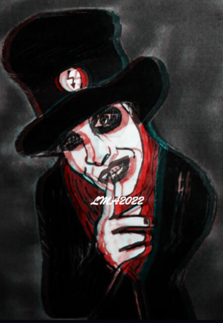 Scary Mary - Hand drawn in pencil, colored with alcohol markers, sharpie, gel pen and edited in photoshop